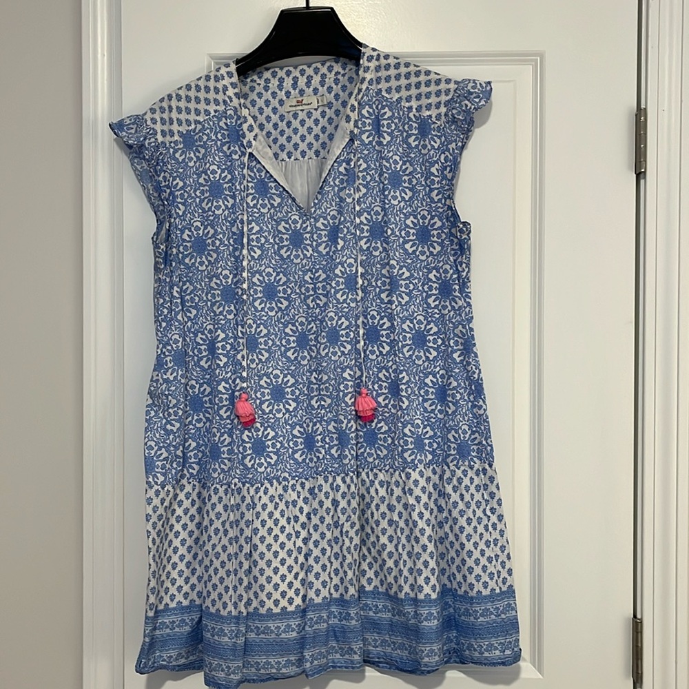 Vineyard Vines Blue & White Dress